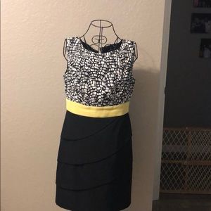 Black and white dress